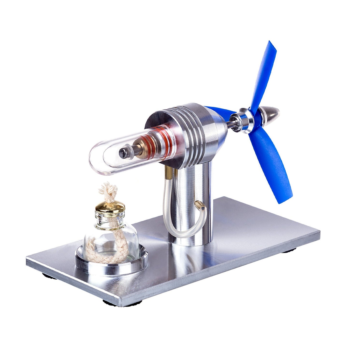 3-Blade Stirling Engine Science Kit - DIY Educational Toy Stirling Engine Diyengmod