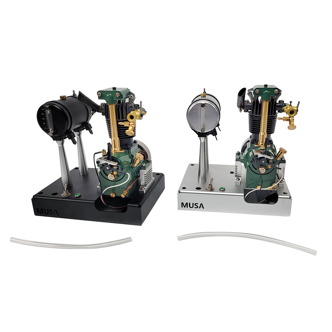 MUSA FV1A 7cc Vertical Single Cylinder 4-Stroke Air-Cooled Gasoline Engine for Model Boats Engine Models Diyengmod