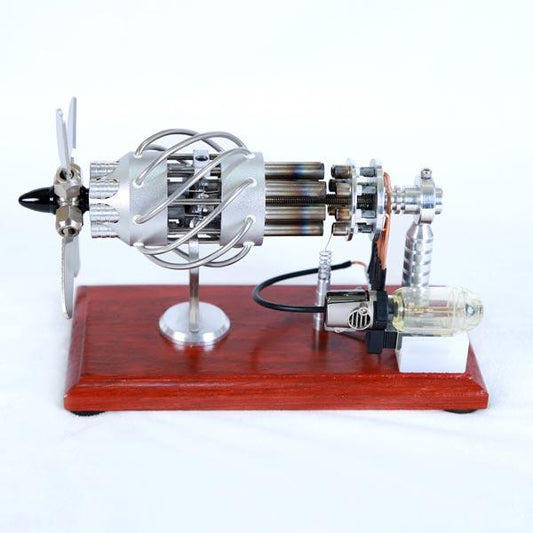 16-Cylinder Stirling Engine Model Kit - Ultimate DIY Engineering Gift Multi-Cylinder Stirling Engine Diyengmod