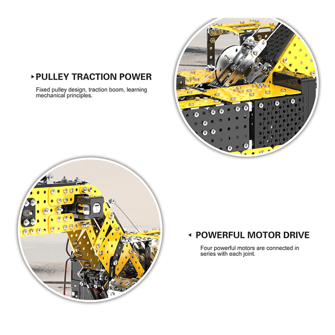 Remote Control 3D Metal Excavator Puzzle Kit - 2544PCS Alloy Construction Model 3D Puzzle Model Kit Diyengmod