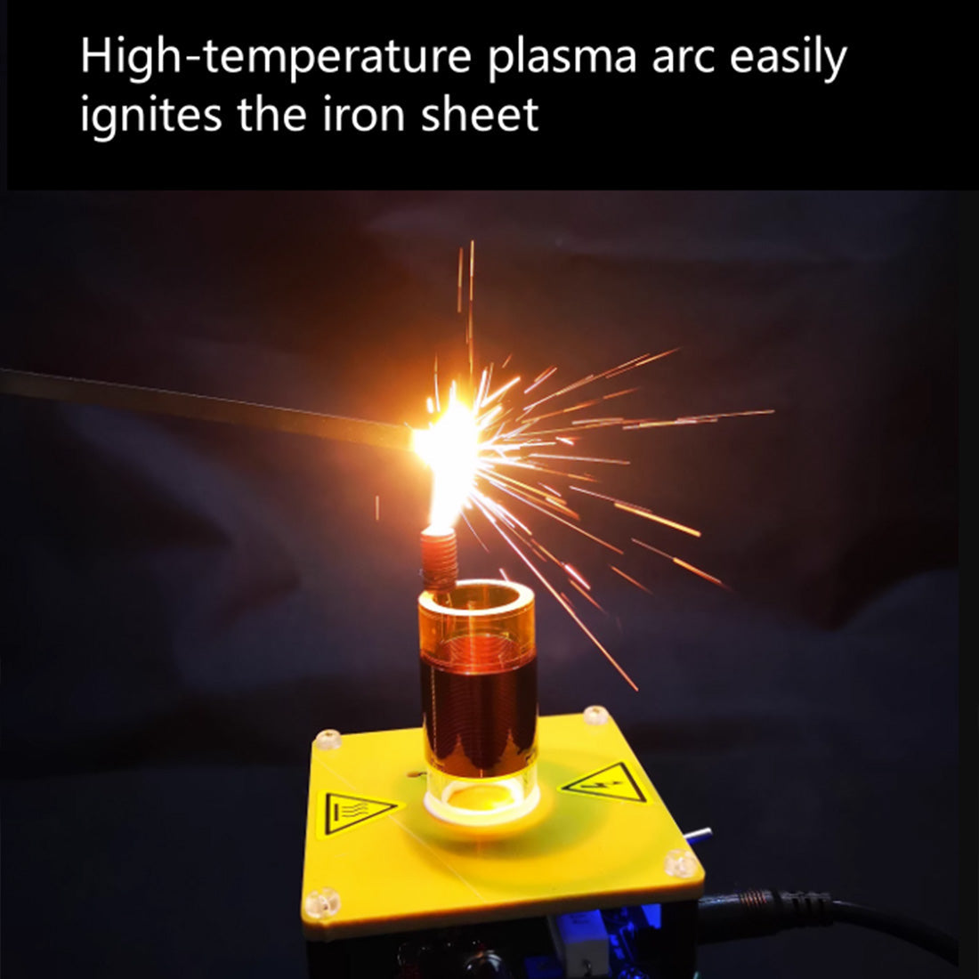 High-Frequency Tesla Coil Plasma Candle - Educational Science Experiment Tool and Unique Gift Diyengmod