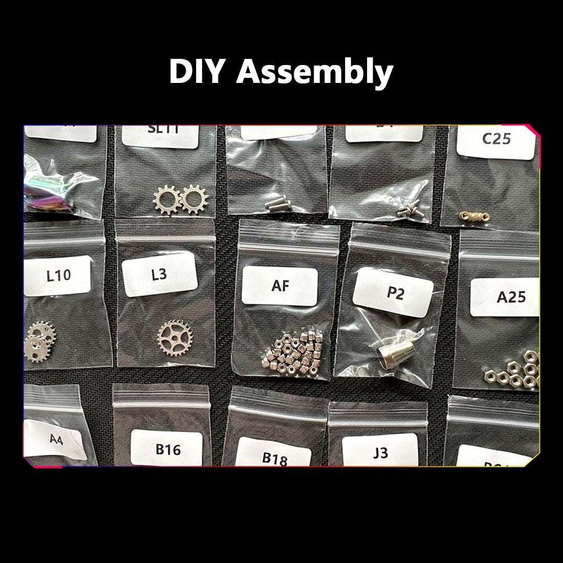 Colorful 3D Metal Mechanical Beetle Assembly Model Kit - 200PCS DIY Insect Toy 3D Puzzle Model Kit Diyengmod