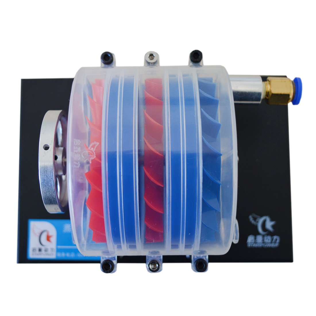 Educational Multi-Stage Steam Turbine Physics Demonstration Model Engine Models Diyengmod