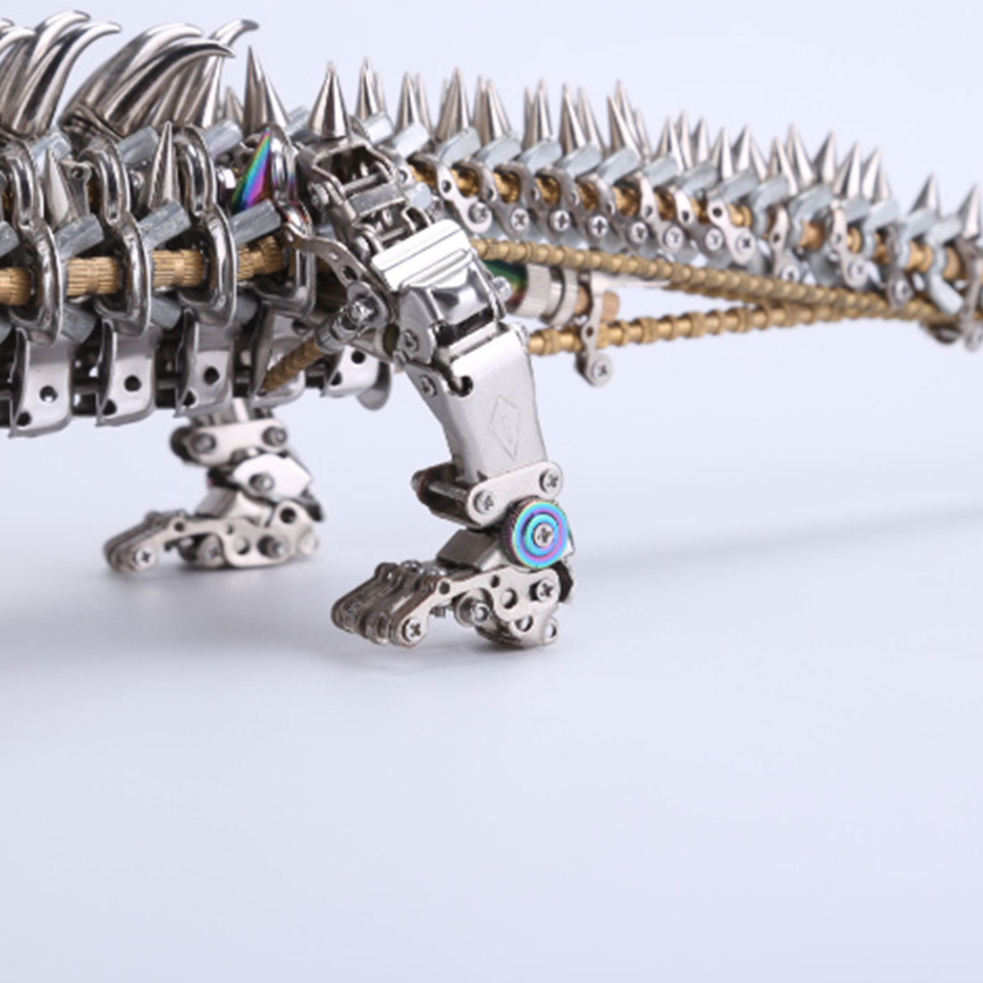 Mechanical 3D Metal Crocodile Puzzle Kit - 1500+PCS Assembly Challenge 3D Puzzle Model Kit Diyengmod