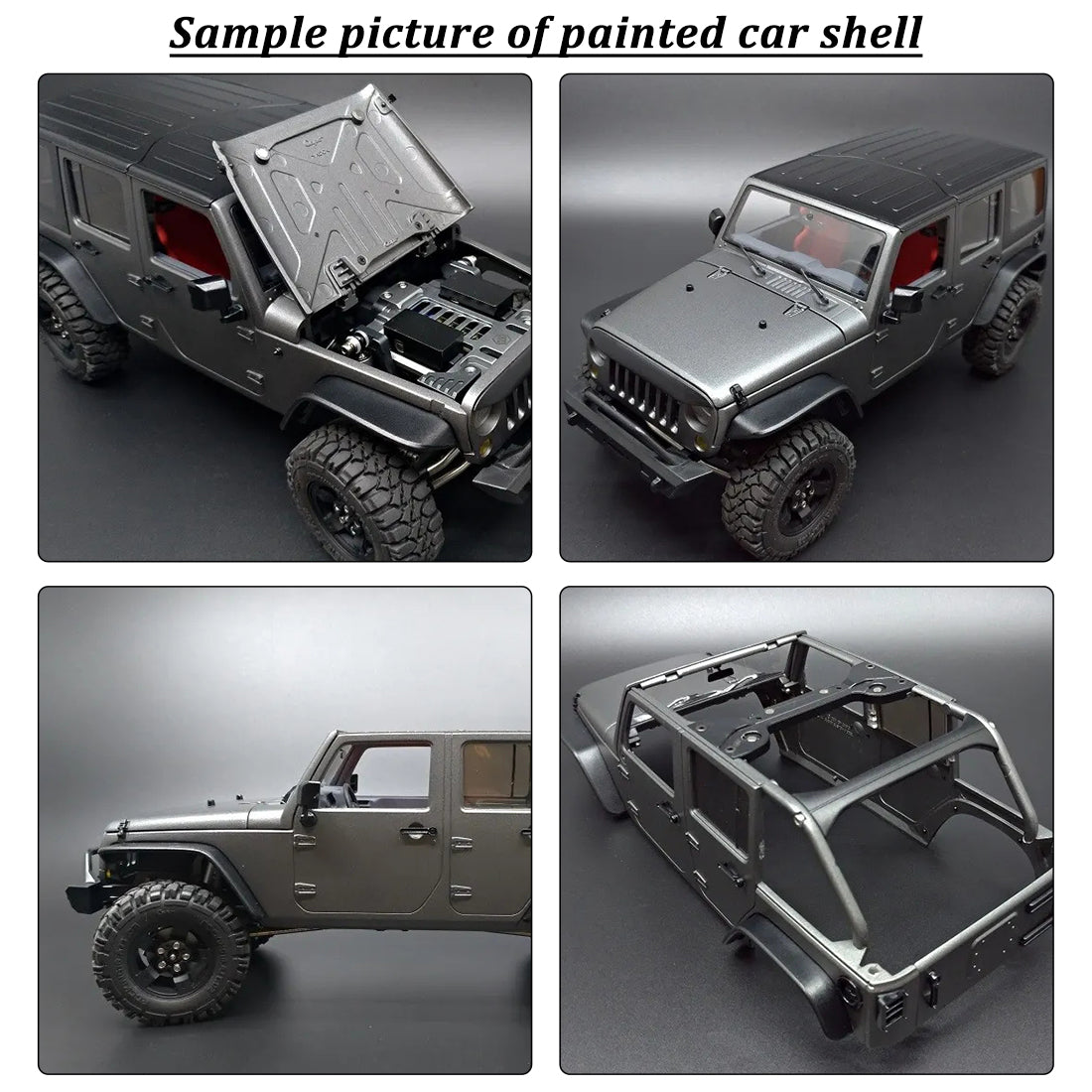 CAPO CUB2 1/18 Metal 4WD Electric Off-road Climbing RC Car Model Kit RC Car Diyengmod