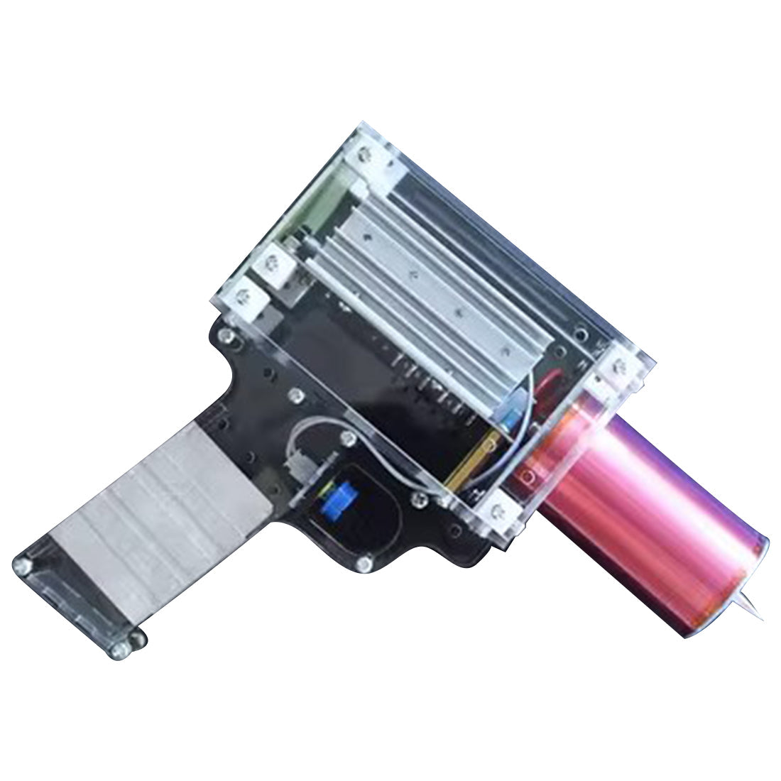 Handheld Tesla Coil with 10cm Arc - Educational Lightning Generator for Science Experiments - US Plug Engine Models Diyengmod Battery-powered Version