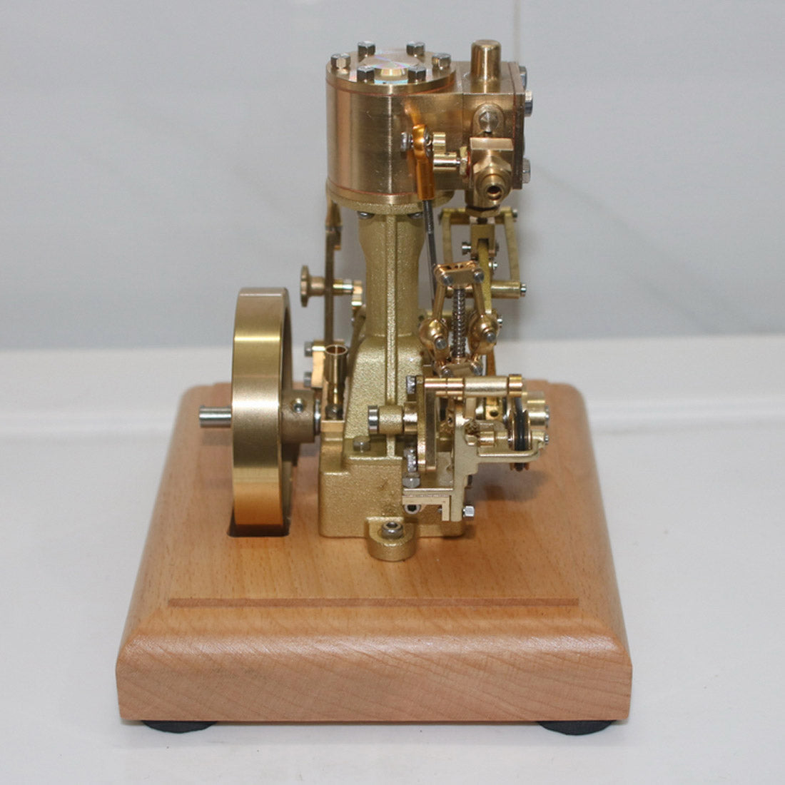Mini Retro Vertical Steam Engine Model - M31 1.85CC Single-cylinder with Speed Reducer for Enthusiasts Engine Models Diyengmod