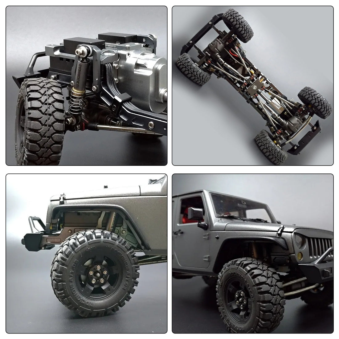 CAPO CUB2 1/18 Metal 4WD Electric Off-road Climbing RC Car Model Kit RC Car Diyengmod