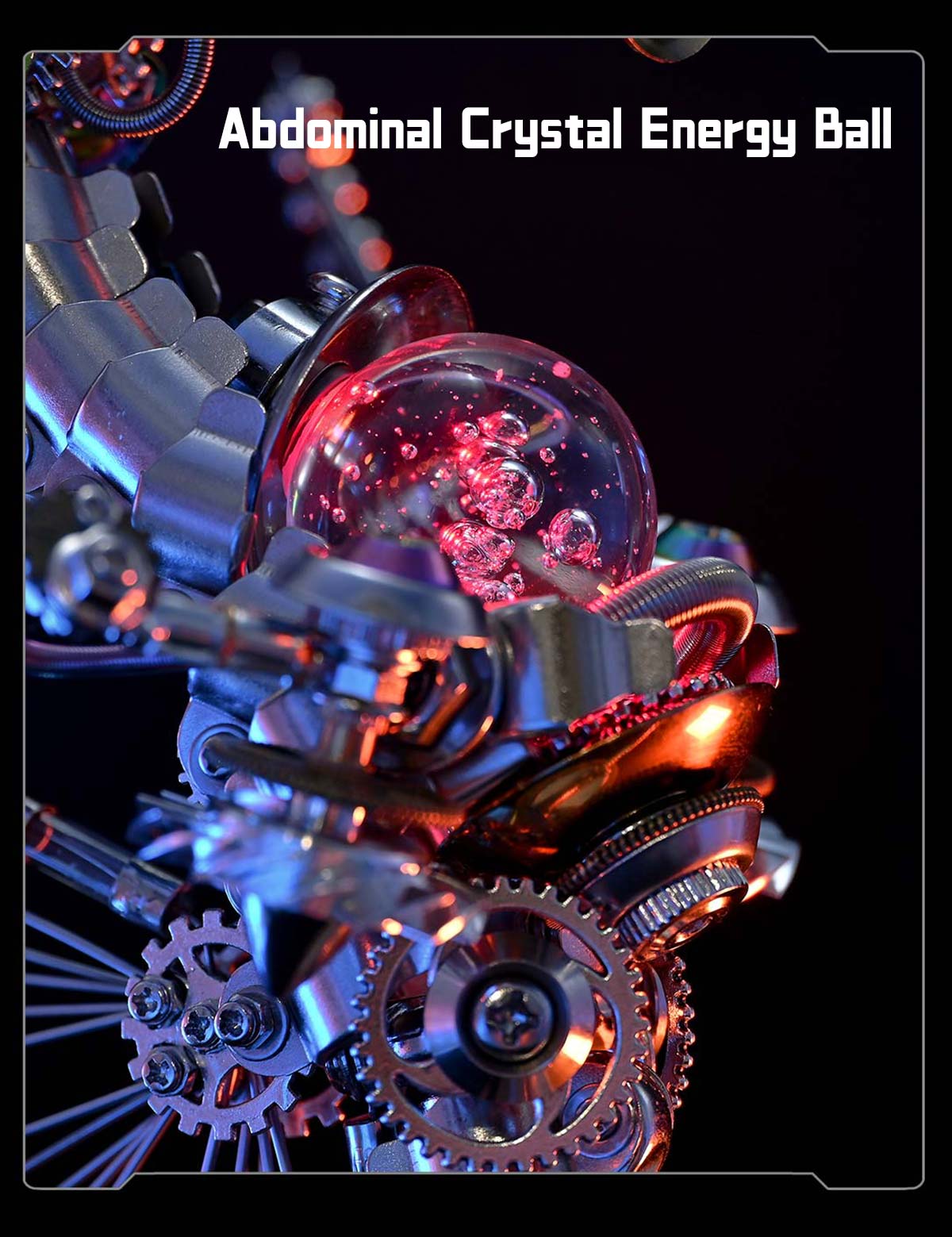 Steampunk Seahorse Music Box DIY 3D Metal Model Kit - 1000+ Piece Assembly Set 3D Puzzle Model Kit Diyengmod