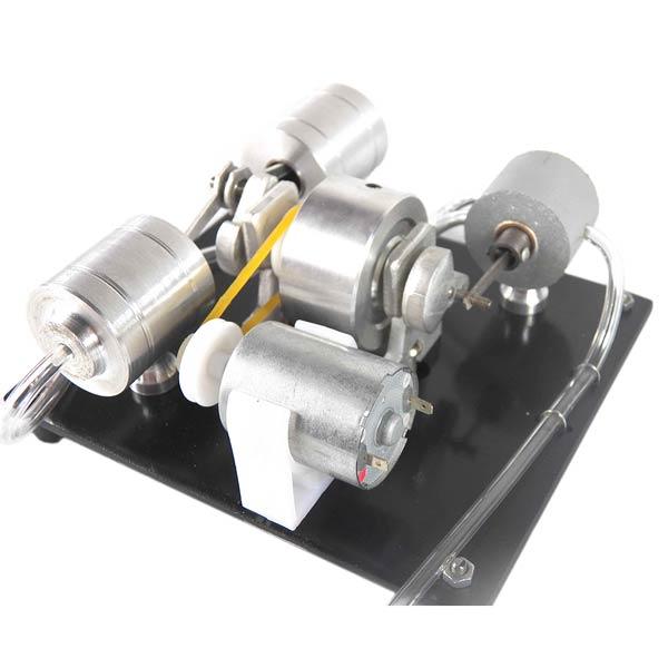 Steam Engine Model Kit with Electric Generator - DIY Assembly Science Experiment Steam Engine Diyengmod
