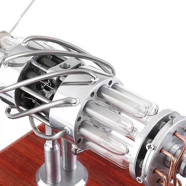 16-Cylinder Quartz Glass Stirling Engine Model - Advanced DIY Gift for Engineers Multi-Cylinder Stirling Engine Diyengmod