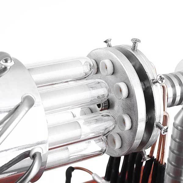 16-Cylinder Quartz Glass Stirling Engine Model - Advanced DIY Gift for Engineers Multi-Cylinder Stirling Engine Diyengmod