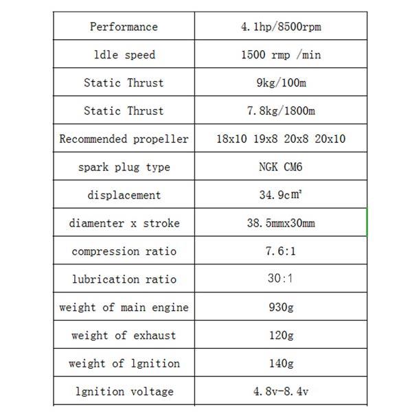 DLE-35RA 35CC Gas-Powered RC Aircraft Engine with Electronic Ignition and Muffler for Enhanced Performance RC Engine Diyengmod