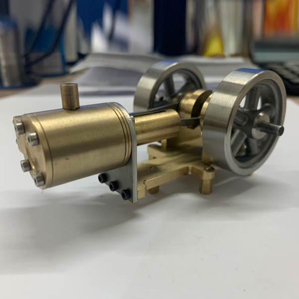 Miniature Double Flywheel Steam Engine Tractor - Unique Collectible Gift Steam Engine Diyengmod