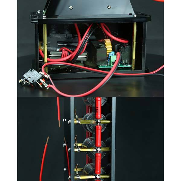 10-Stage High Voltage Marx Generator Kit - DIY Lightning Experiment Educational Model Engine Models Diyengmod