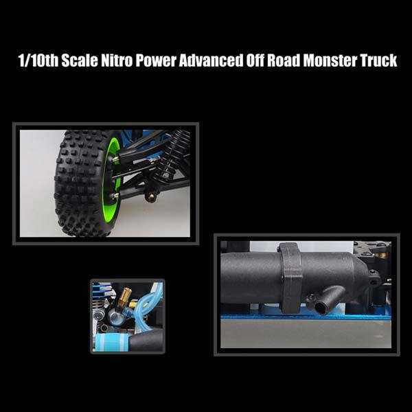 HSP 94166 Ready-to-Run 1/10 Scale 4WD Nitro Off-Road Buggy Truck RC Car Diyengmod