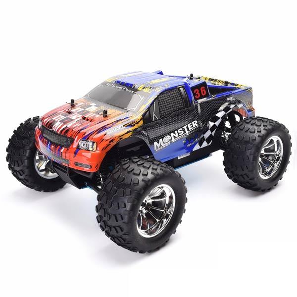 HSP 94188 1/10 Scale Nitro Gas Powered 4WD Monster Truck - Off-Road RC Vehicle RC Car Diyengmod