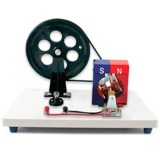 Manual Crank AC/DC Generator for Physics Education and Electromagnetic Demonstrations Engine Models Diyengmod