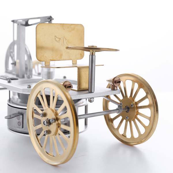 Stirling Engine Miniature Car Model - Unique STEM Educational Toy and Gift Decor Low Temperature Stirling Engine Diyengmod