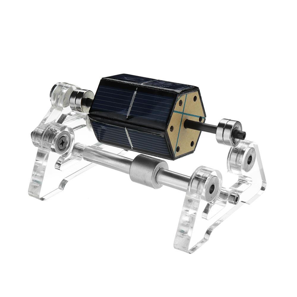 Solar-Powered Mendocino Magnetic Levitation Motor Kit - DIY Science Experiment Engine Models Diyengmod
