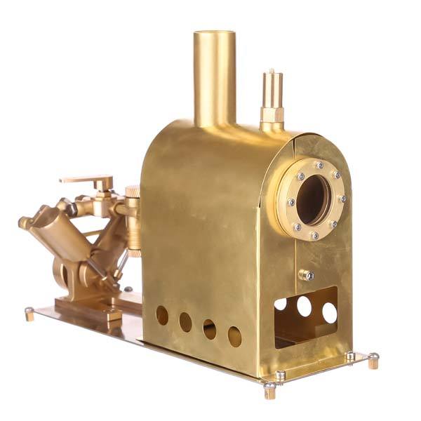 Miniature Marine Steam Engine Model with Boiler - DIY Eng Mod M2C Steam Engine Diyengmod