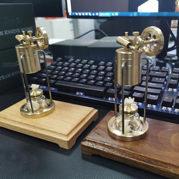 Compact Live Steam Engine Kit - Single Cylinder Swing Engine with Boiler for DIY Enthusiasts Steam Engine Diyengmod