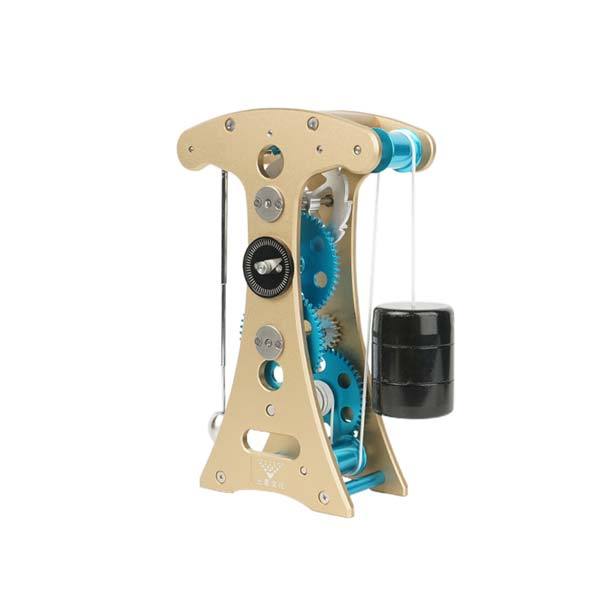 Galileo Pendulum Clock Engine Assembly Kit - Full Metal DIY Building Set for Kids and Collectors DIY Engine Diyengmod