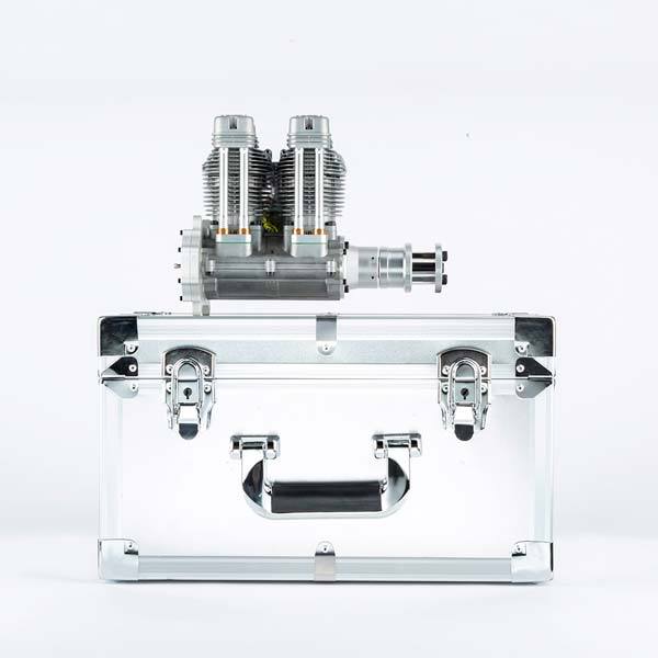 NGH GF60i2 60cc Inline Twin-Cylinder 4-Stroke Gas Engine for RC Aircraft - DIY Modifications RC Engine Diyengmod