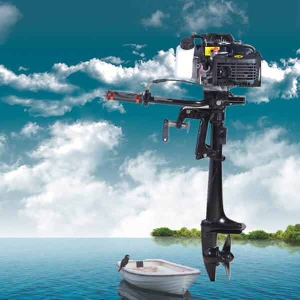 4HP 55cc 4-Stroke Air-Cooled Outboard Motor for Small Boats RC Engine Diyengmod