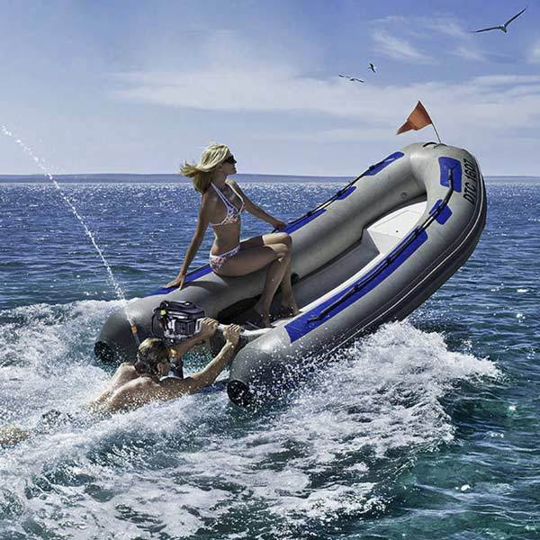 9HP 224cc 4-Stroke Air-Cooled Outboard Motor for 3-7.5m Boats RC Engine Diyengmod