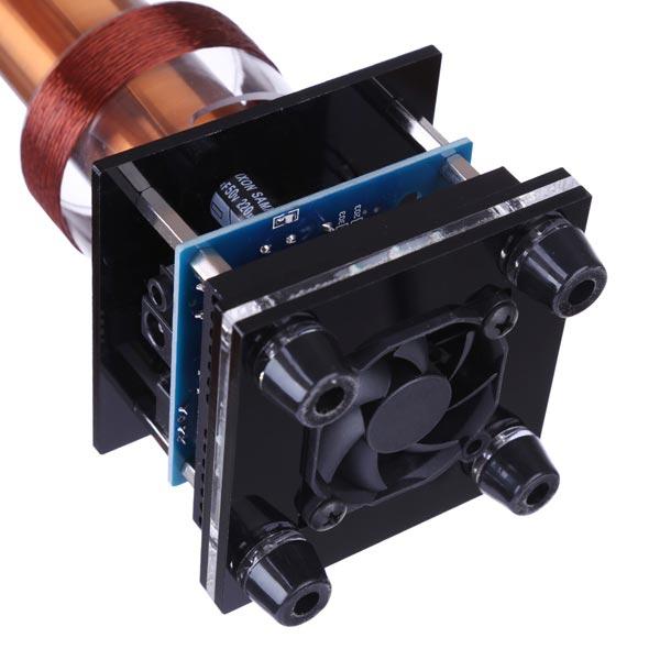 Musical Tesla Coil Plasma Speaker Kit - Wireless Sound Experiment Desktop Model - US Plug Engine Models Diyengmod