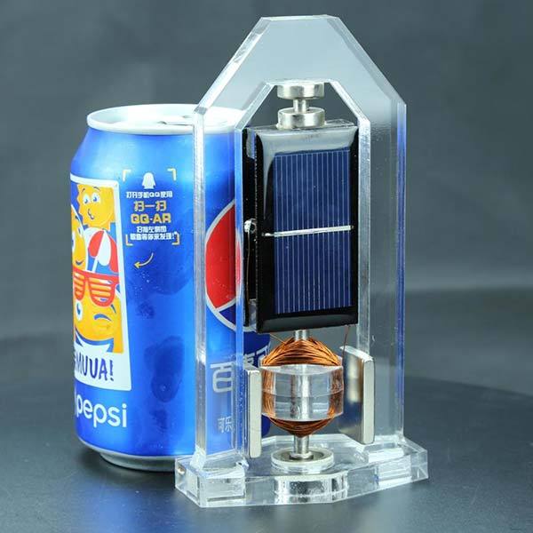 Levitating Solar Mendocino Motor Educational Model with Vertical Stand Engine Models Diyengmod