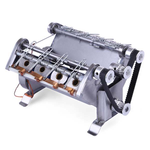V8 Electromagnetic Solenoid Engine Model - 8 Cylinder Electric Car Engine for Gifts and Collectibles Engine Models Diyengmod