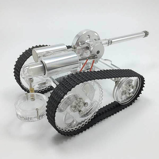 Stirling Engine Tank Model - Unique External Combustion Motor for Collectors and Educators Stirling Engine Vehicle Diyengmod