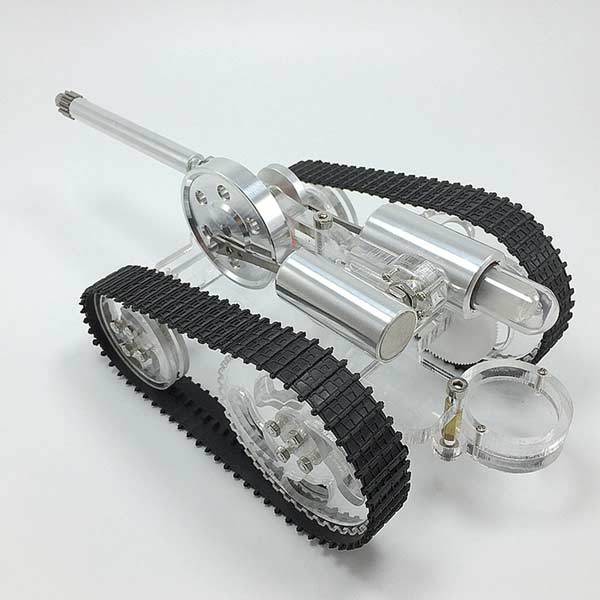 Stirling Engine Tank Model - Unique External Combustion Motor for Collectors and Educators Stirling Engine Vehicle Diyengmod