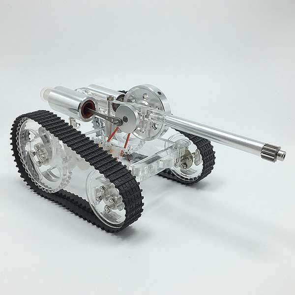 Stirling Engine Tank Model - Unique External Combustion Motor for Collectors and Educators Stirling Engine Vehicle Diyengmod