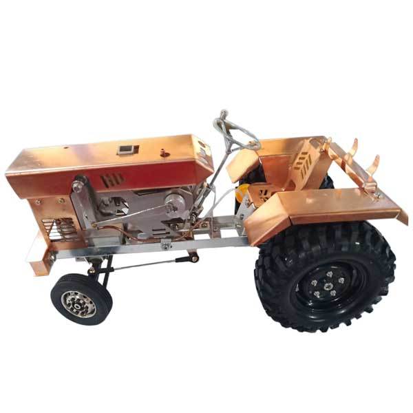Retro Tractor Stirling Engine Kit - DIY Educational Vacuum Powered Model for Collectors Stirling Engine Vehicle Diyengmod