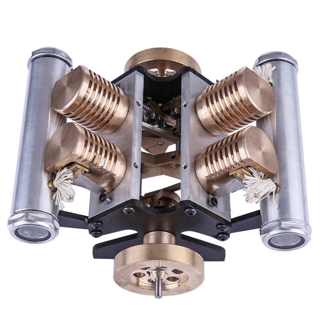 V-Shaped Four Cylinder Vacuum Engine Model - Innovative Collectible Gift Vacuum Engine Diyengmod
