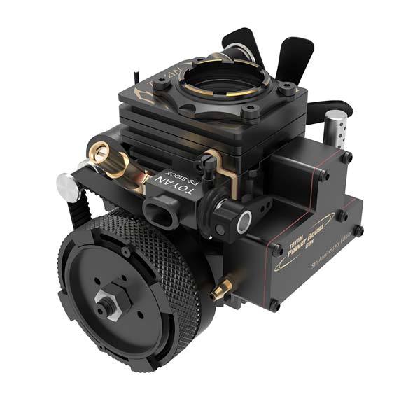 Toyan FS-S100AT 5th Anniversary Transparent Nitro-Methanol 4 Stroke RC Engine Toyan Engine Diyengmod Without base