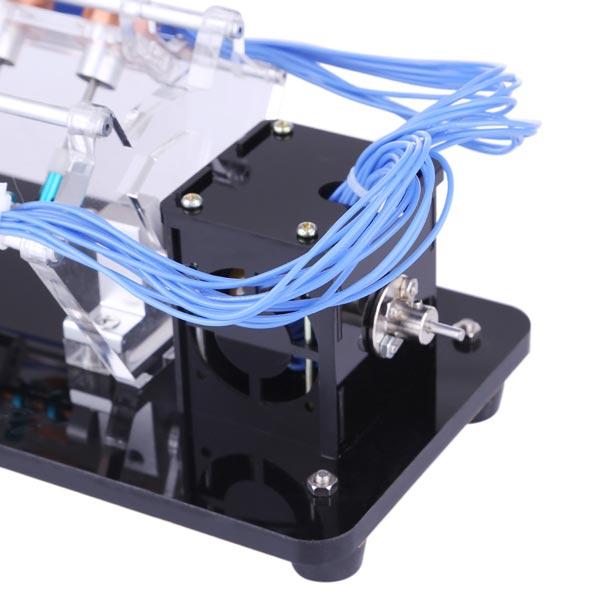 V12 High-Speed Electromagnetic Engine Model with 12 Coils for Collectors and Educators Engine Models Diyengmod