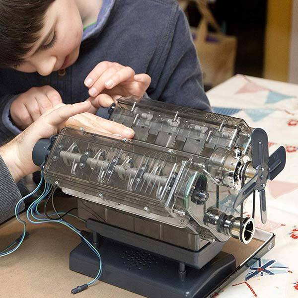 Interactive V8 Engine Assembly Kit - Create Your Own Functional V8 Engine Model DIY Engine Diyengmod