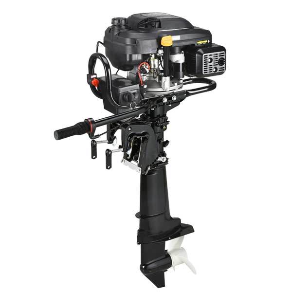 7.5Hp 196cc Air-Cooled 4-Stroke Outboard Motor for Small Boats RC Engine Diyengmod
