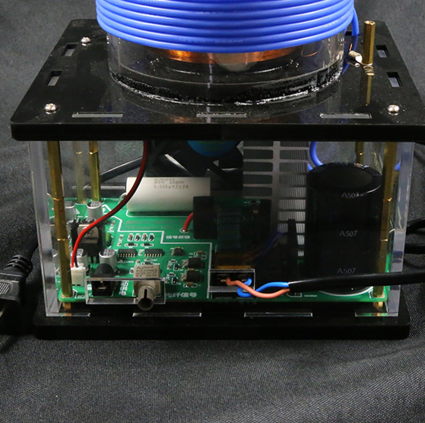 Wireless Musical Tesla Coil Plasma Arc Speaker - Educational Desktop Science Experiment Toy Engine Models Diyengmod