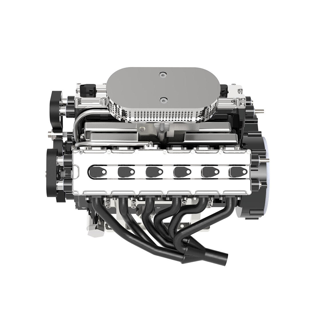 ENJOMOR GS-V12 72CC DOHC Gasoline V12 Engine Model with Starter Kit - Perfect for DIY Projects Diyengmod