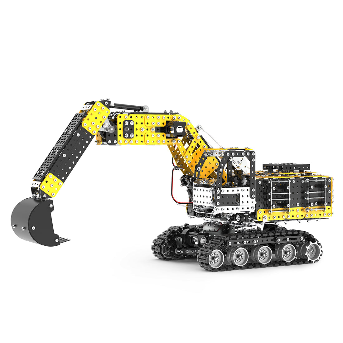 Remote Control 3D Metal Excavator Puzzle Kit - 2544PCS Alloy Construction Model 3D Puzzle Model Kit Diyengmod