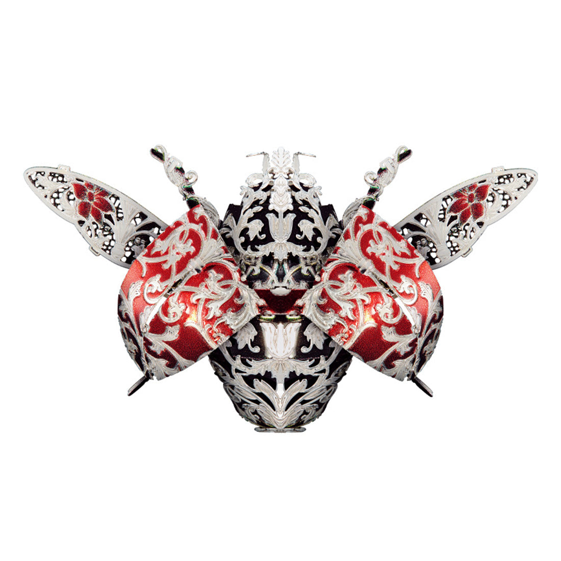 DIY 3D Metal Insect Puzzle Kits - Mechanical Assembly Model Toys 3D Puzzle Model Kit Diyengmod Lemnia Saucia