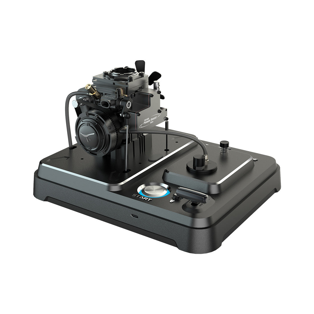 Toyan FS-S100AT 5th Anniversary Transparent Nitro-Methanol 4 Stroke RC Engine Toyan Engine Diyengmod With free base