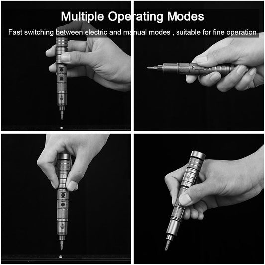 Compact Electric Precision Screwdriver Set for DIY Electronics and Model Maintenance All Accessories Diyengmod