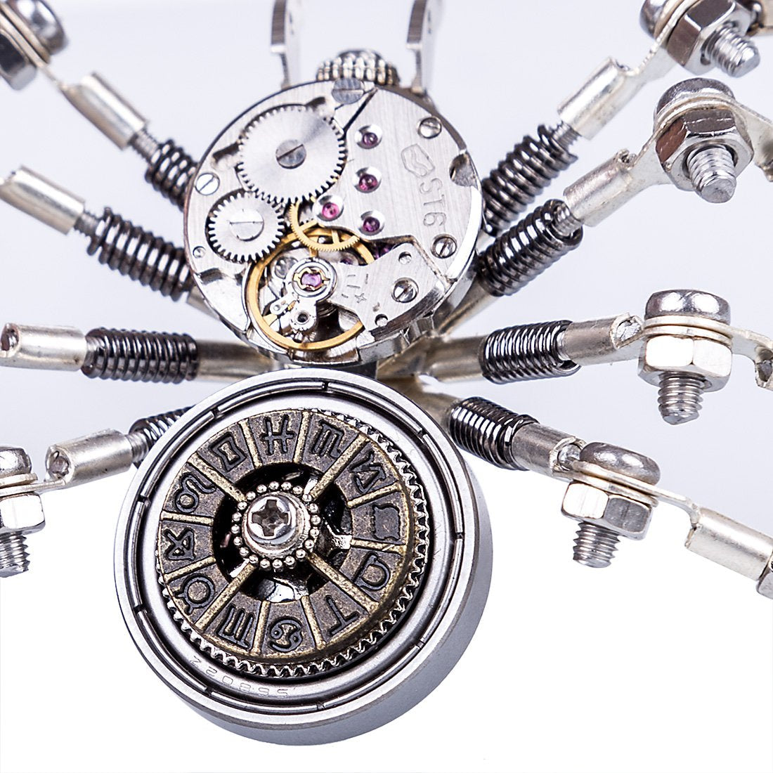 Mechanical Spider Clock 3D Puzzle Kit - Creative DIY Model Gift DIY Engine Diyengmod