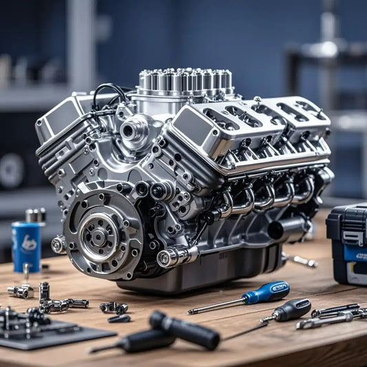 V8 Engine Model Kit for RC Cars - Fully Functional Build Your Own V8 Engine